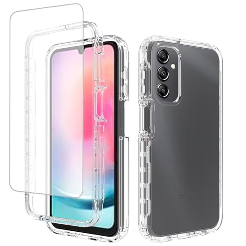 Coque Galaxy A24 4G Samsung avec verre trempé de protection intégrale transparente