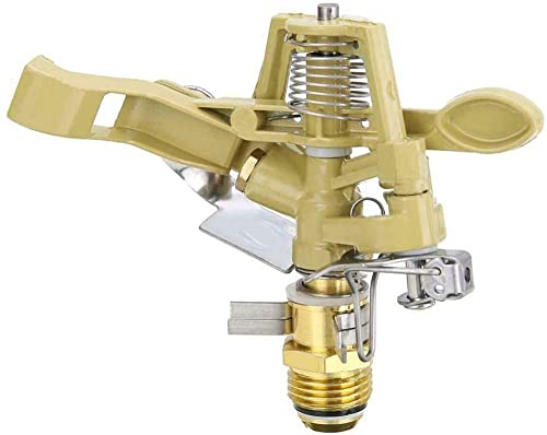 Mooyii Rasensprenger Gardena Kreisregner Impulsregner Kreisregner Sprinkler max 530?, Durchmessern Beregnung, Bewässerung Sprinkler (4 Stück) Cover