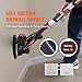 VEVOR Wall Smoother, 900W Electric Tool with 12 Sanding Discs, 800 to 1800 RPM Speed, 3 Vacuum Hoses, Collapsible for Ceiling Use, Dual LED Lights, Telescoping Handle, and Built-in Dust Collector