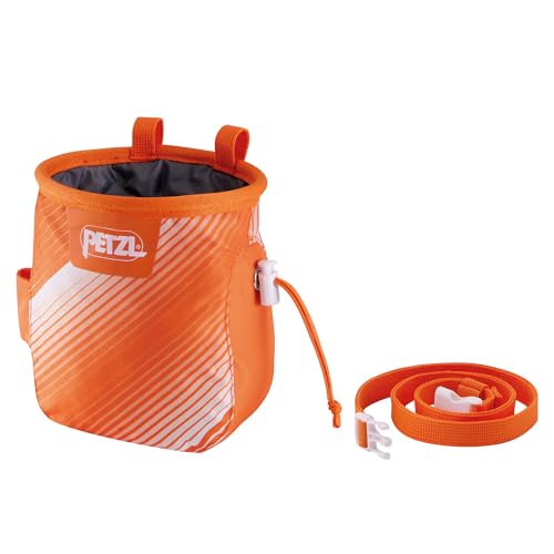 Petzl SAKA Chalk Bag - Orange/White