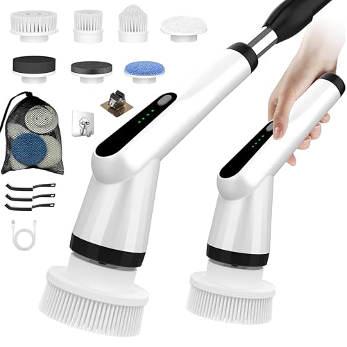 Elektrische Reinigungsbürste, Electric Cleaning Brush mit 7...