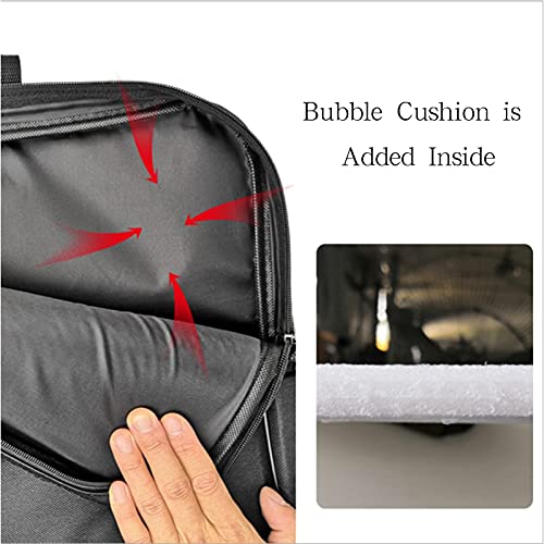 Wenwell Enlarged Photography Carrying Bag For 10" 12 Inch Ring Light,Tripod Stand Protective Case Accessories, Tote Bag Durable Nylon Handbag Compatible With Neewer Eyonmé Selfie Circle Light #TOP3