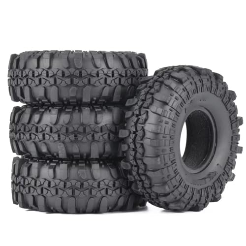Pneus Axial SCX10 1.9 pouces pour rouler sur la roche et boue