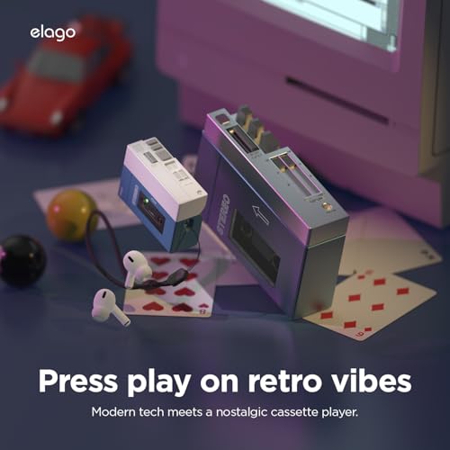 Image of elago Cassette Tape Player Case for AirPods Pro 2