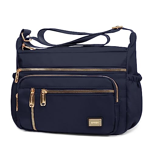Image of NPBAG Crossbody Bag for Women, Shoulder Purse Handbag Messenger Bag, Trendy Pocketbooks, Waterproof and Multi-Pockets