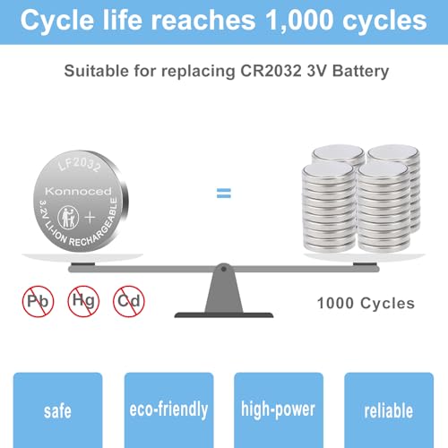 Baterías de Litio Recargables LF2032 3V Pack 20 miniatura 5