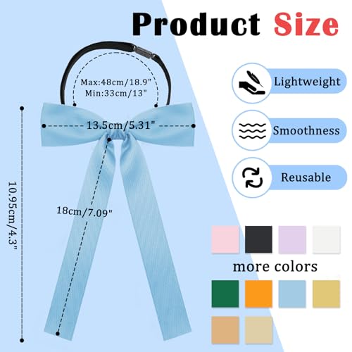 Image of Luckyvestir Western Bow Ties for Men Women, Black /Red Colonel Satin Ribbon String Bow Tie for Costume Uniform