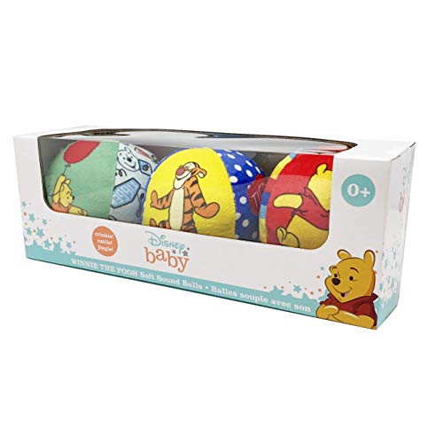 Image of Disney Baby Winnie the Pooh Soft Ball Baby Toy Set