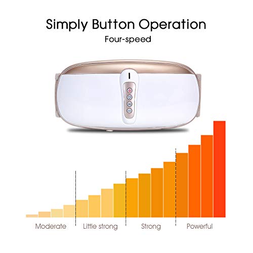 OWAYS Slimming Belt, Weight Loss Machine for Women, Adjustable Vibration Massage with Mild Heat, 4 Massage Modes, Belly Fat Burner, Promote Digestion, NOT Cordless