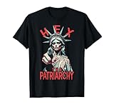 hex il patriarcato zombie liberty femminista halloween gothic maglietta