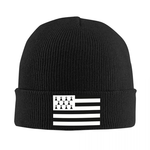 Tuque bonnet tricoté Shorttany personnalisé drapeau - Chapeau chaud et élastique style hip hop
