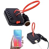 Getdoublerich Convertitore adattatore batteria con doppia porta USB e presa per BL1830 BL1840 BL1815 e A3/2106, hub di potenza compatto in ABS per auto, casa, viaggi, nero