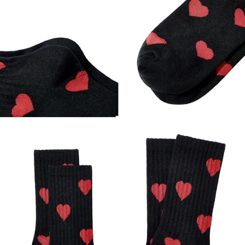 Image of Century Star Retro Striped Novelty Socks For Women Vintage Casual Crew Socks Sporty Calf Socks Cotton Socks Women