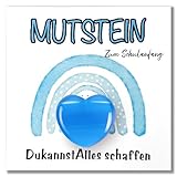 WWISTOA Mutstein Schultüte mädchen Jungen Einschulung Geschenk Schulkind 2025 mädch Kleinigkeiten für die Schultüte Geschenke zur Einschulung Schultüte Lernstein zur Einschulung