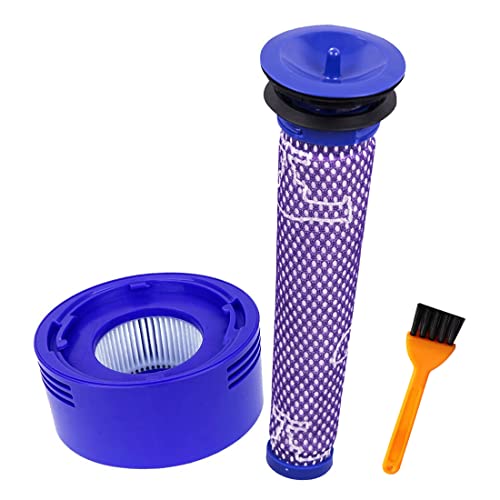 Kit de filtro de repuesto para aspiradora de mano inalámbrica Dyson V8 V7 Animal y Absolute Inalámbrico, Reemplazar # DY-96747801, DY-96566101 Cover