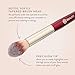 BK BEAUTY 108 PRECISION POWDER MAKEUP BRUSH – Pro-Designed Tapered Brush for Precise Under-Eye Setting, Crease-Free Finish, and Subtle Highlighting