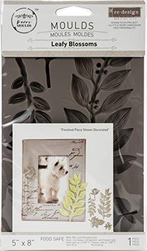 Redesign Mould 5X8 Leafy BLSM, Leafy Blossoms