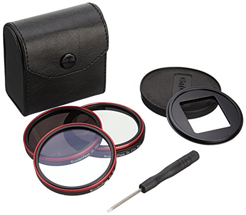 Fotodiox Pro WonderPana Go H3+ and HERO4 Standard Kit with Three Filters (UV, CPL, ND8) and Cap - GoTough Filter Adapter System for HERO3+ and HERO4 Skeleton Housing Case