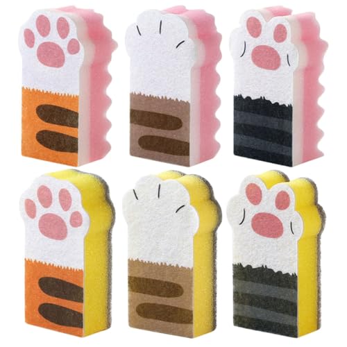 VICASKY �L�܌`�L�b�`���X�|���W ���p�r�N���[�j���O�p�b�h �H�� ���ؓ� �ǖʗp���p �ƒ�p�|���p�i 6�Z�b�g