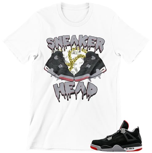 Shirt to Match Jordans Sneaker Head J4 Men's Tee, Streetwear Tshirts