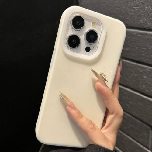 Coque silicone jelly iPhone 15 Pro Max antichoc blanche