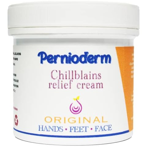 Pernioderm Chilblains Relief Cream 250ml | Soothing Calamine Cream for Irritation and Pain Relief | Chilblains Soothing Cream Cover