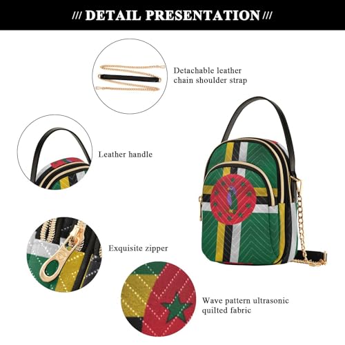 Image of Patriot Flag Cell Phone Purse Crossbody Handbag Durable Shoulder Bag Sturdy Travel Pouch