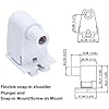 10 Pairs Tombstone Base Holder Socket Connector with T8 Single Pin FA8 8ft LED Bulb Light Replacement Fluorescent Plunger ...