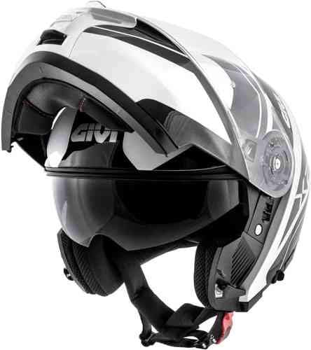 Amazon Givi ジビ X 21 Challenger Globe ライダーヘルメット バイク ツーリングにも かっこいい L 60cm Black Matt Titanium フルフェイス 車 バイク