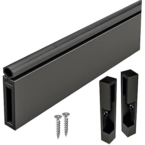 SHJ Graphite Rectangular Coat Rail 100 cm Cover