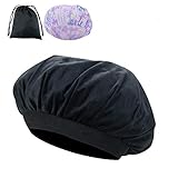 Paquete que incluye-1 * gorro calefactor de linaza, 1 * manual de instrucciones, 1 * gorro de ducha reutilizable, 1 * bolsa de almacenamiento.