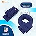 SunnyBay Microwave Heating Pad for Neck and Shoulders, Versatile Bean Bag Moist Heating Pad, Microwavable Neck Wrap and Cool Pack for Deep Pain Relief, Weighted Hot or Cold Therapy (Midnight Blue)