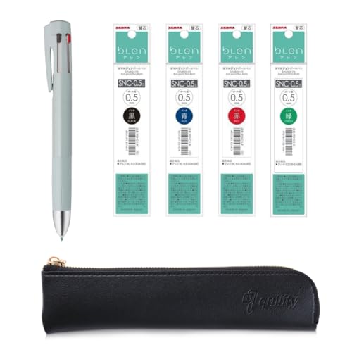Bolígrafo multifunción ZEBRA Blen4+S para organizar tu agenda y apuntes con estilo y precisión
