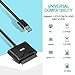 immagine 3Adattatore da USB 3.0 a SATA, disco rigido da USB a SATA III BENFEI per disco rigido HDD/SSD da 2,5 pollici / 3,5 pollici e unità ottica SATA con adattatore di alimentazione 12V / 2A, supporto UASP