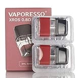 Fassungsvermögen: 2 ml. Vaporesso XROS Pods, 0,8 Ohm, 2 Stück