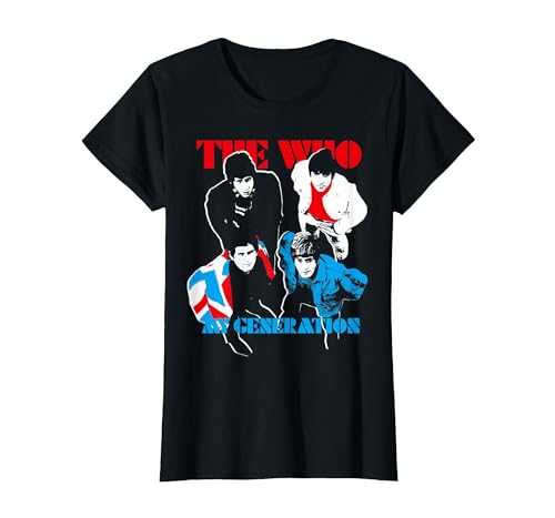 Image of The Who Official My Generation T-Shirt T-Shirt, Women, Black, X-Large