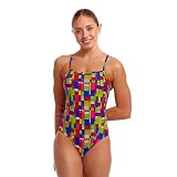 Multicolor Funkita Single Strap Swimsuit AUS 10