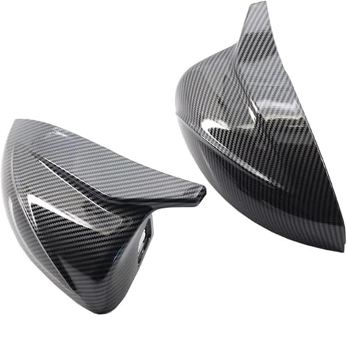 Coque de rétroviseur latéral aspect carbone de haute précision avec assistance