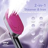 DOCOSS 2-in-1 Handheld Garment Steamer with LCD Display — view 4