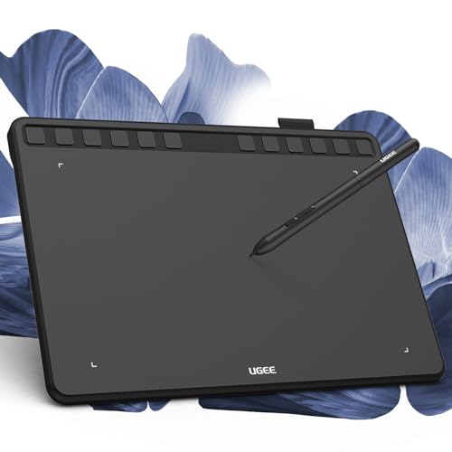 Tableta de Dibujo inalámbrica UGEE S1060W, Tableta gráfica más Grande de 10 x...
