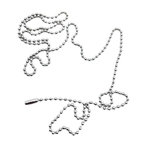 TheDogTagCo 30" Stainless Steel Ball Chain Bead For Dog Tags Necklaces 304 Grade (1 - 10 pc) (1 Pack) Cover