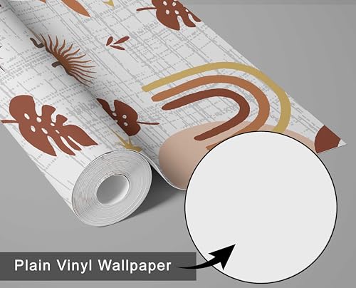 Papier peint arc-en-ciel abstrait moderne S4Sassy vinyle 63x304 cm