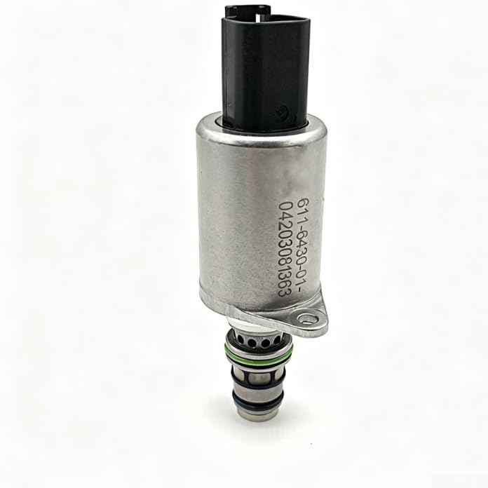 Válvula solenoide proporcional para bomba hidráulica con bloqueo de
