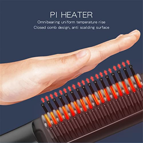 Peine alisador eléctrico para cabello recargable miniatura 4
