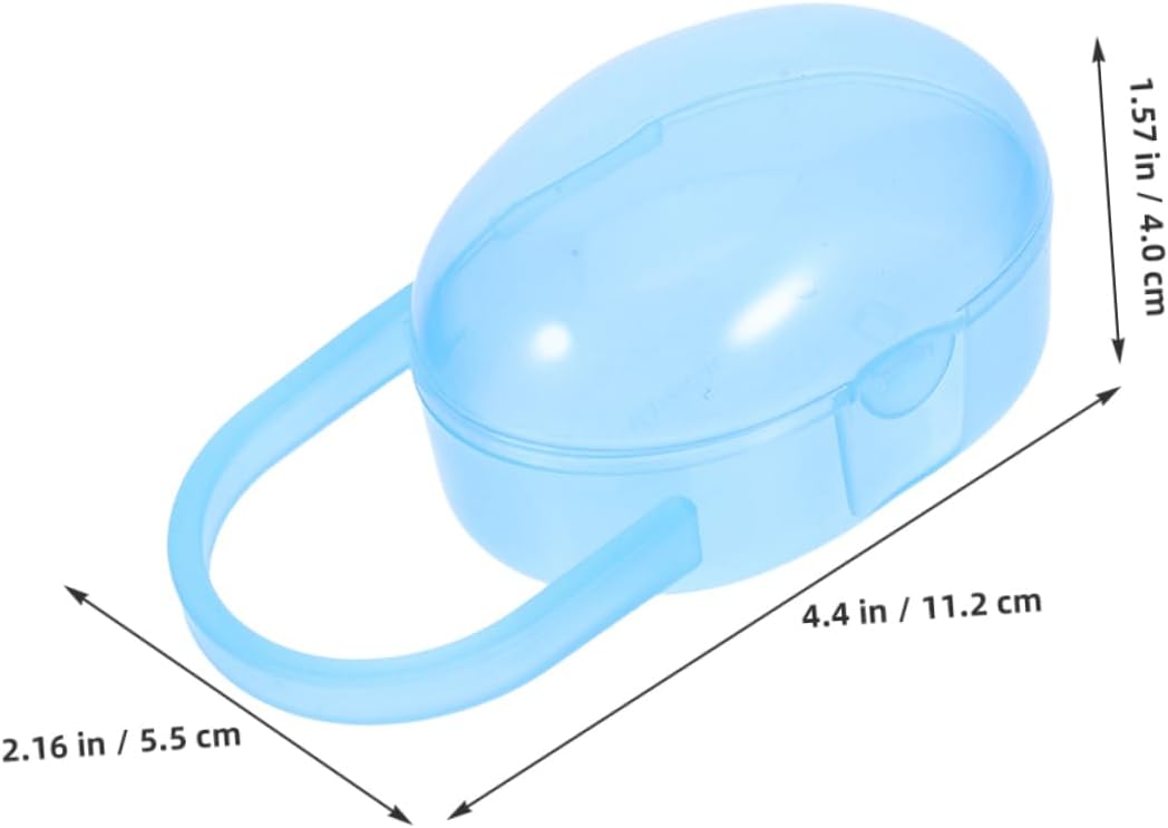 VANZACK 10Pcs Portable Pacifier Holder Case Lightweight Travel Storage Pacifier Easy to Clean Organize Essential for Parents the Go
