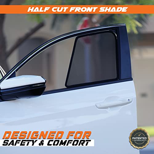 Image of TATA Nexon Magnetic Sun Shades /Curtains - Set of 4pcs Suitable for Nexon 2017 Onwards