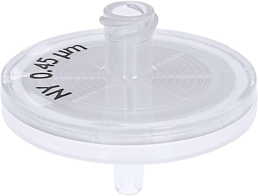 GVS Filter Technology, Syringe Filter, ABLUO, 25mm, NY Membrane, 0.45µm, PP Housing, 10/pk