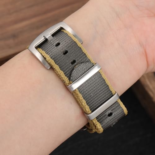 Image of watchdives Nylon Watch Band 20mm 22mm Multicolor Replacement Watch Straps for Men Women