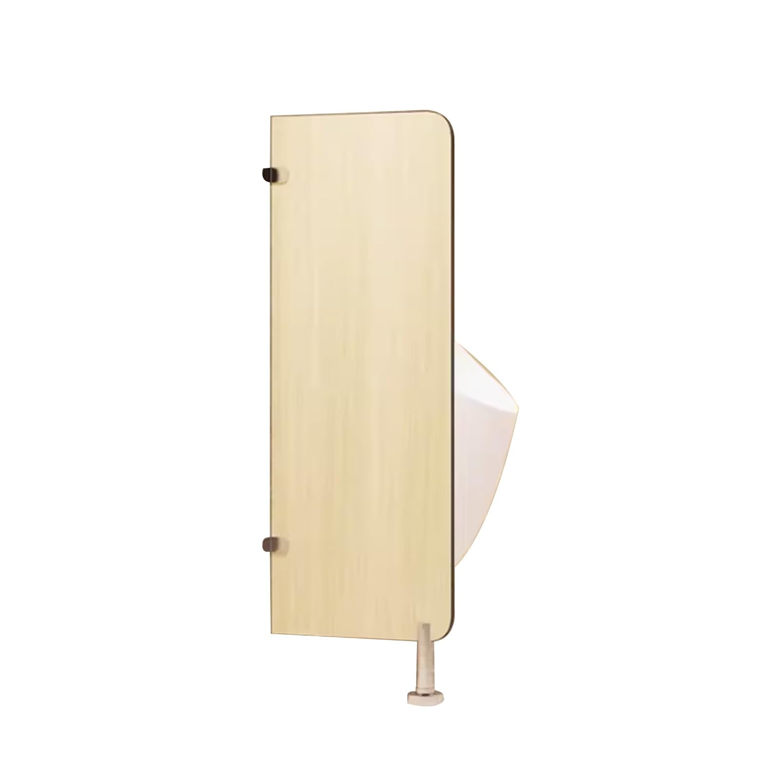 Écran d'urinoir durable en acier pour toilettes de centres commerciaux