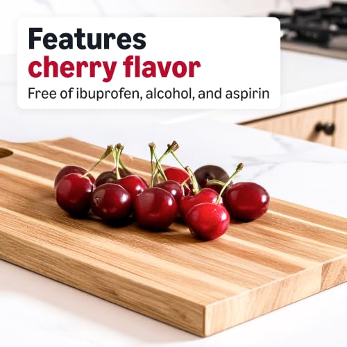 Amazon Basics Infants' Pain & Fever, Acetaminophen 160 mg per 5 mL, Suspension Liquid, Dye-Free Cherry Flavor, 2 fl oz (Pack of 1) (Previously Care) - image 8